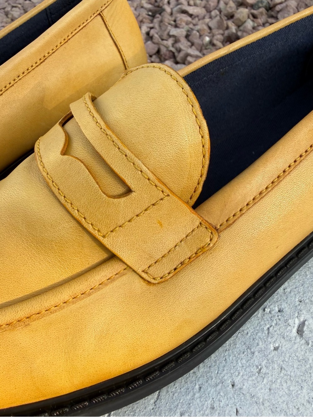 Cole Haan Pinch Maine Classic Penny Leather Loafer Yellow Women 9B - Picture 14 of 16